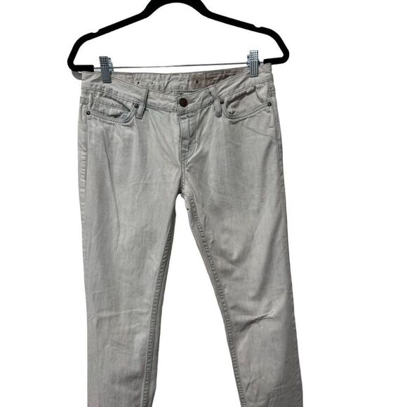 Allsaints Spitalfields Five-Pocket Design Flat Front Denim Jeans White Size 28 - Picture 2 of 14